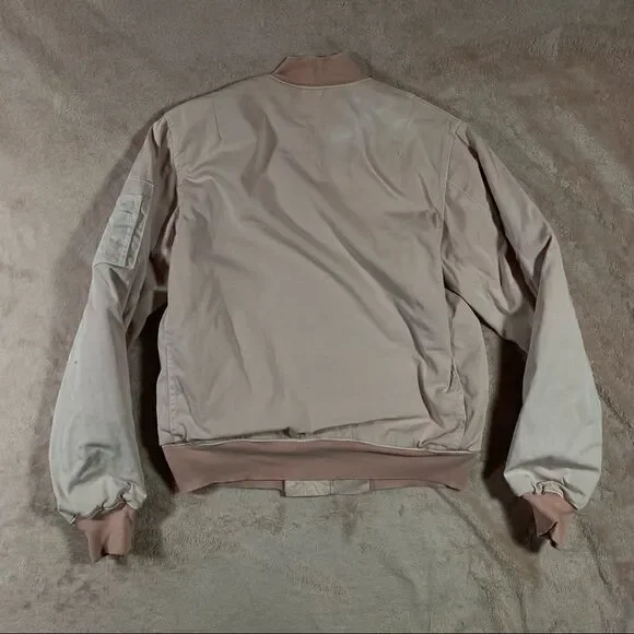 Hudson The Gene Pink Puffer Bomber Jacket S - Picture 10 of 12